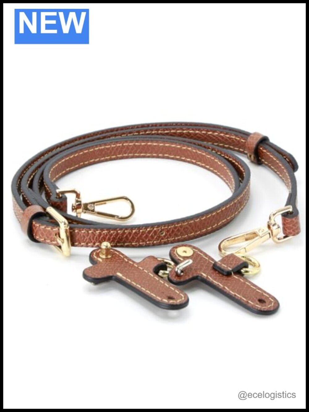 Leather Shoulder Strap Kit for Crossbody Mini Bags, Adjustable